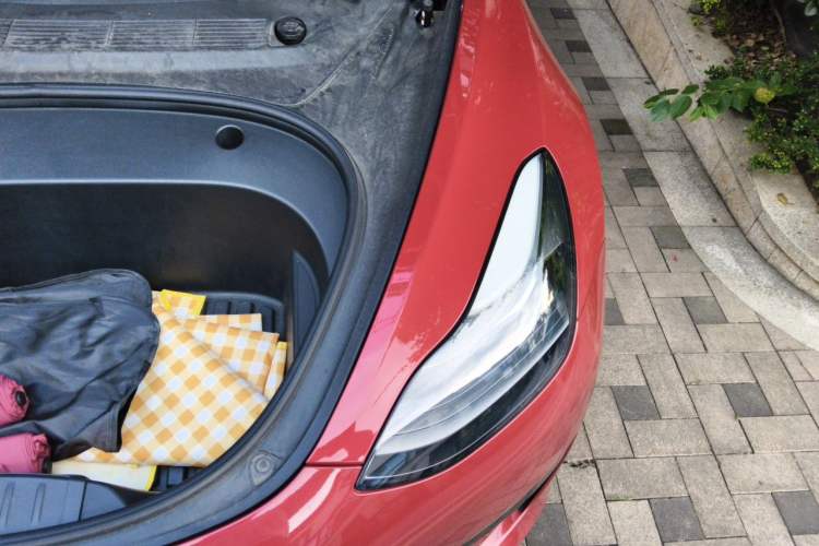 Used Tesla Model 3 2021 Standard Range Rear-Wheel Drive Upgraded Version 3D6 Engine Bay Left
