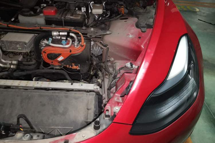 Used Tesla Model 3 2021 Standard Range Rear-Drive Upgraded Version Engine Bay Left