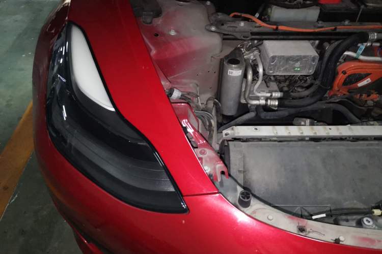 Used Tesla Model 3 2021 Standard Range Rear-Drive Upgraded Version Engine Bay Right