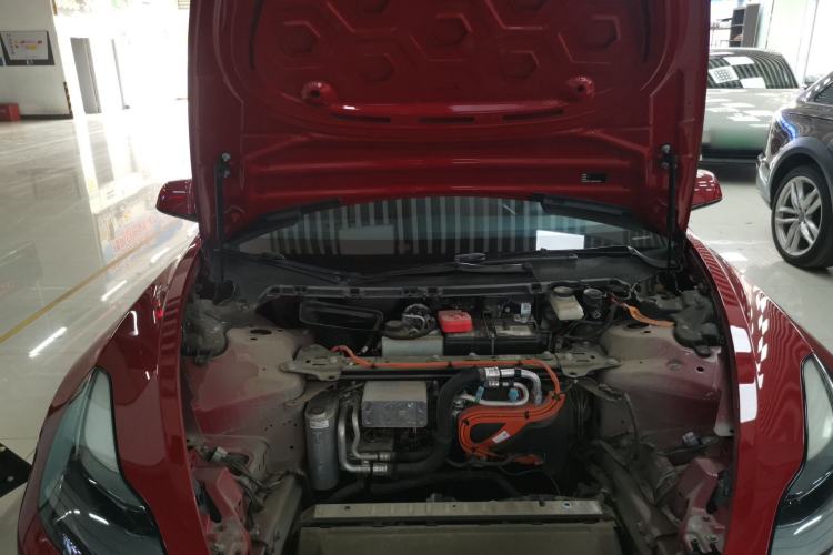Used Tesla Model 3 2021 Revised Version Standard Range Rear-Wheel Drive Upgraded Edition 3D1 Engine Bay