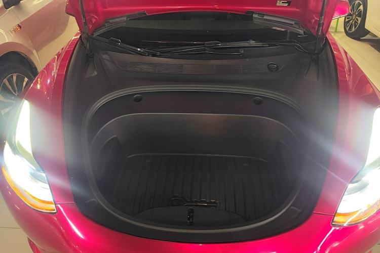 Used Tesla Model 3 2021 Performance High-Performance All-Wheel-Drive Version 3D6 Engine Bay