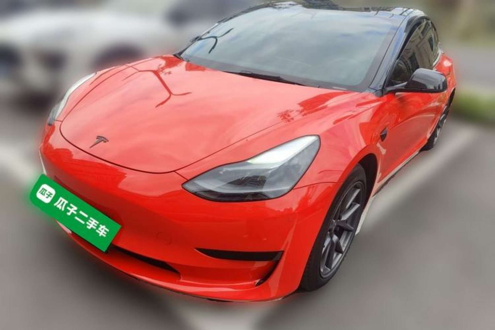 Used Tesla Model 3 2021 Revised Version Standard Range Rear-Wheel Drive Upgraded Edition 3D1 Front Left 45 Deg