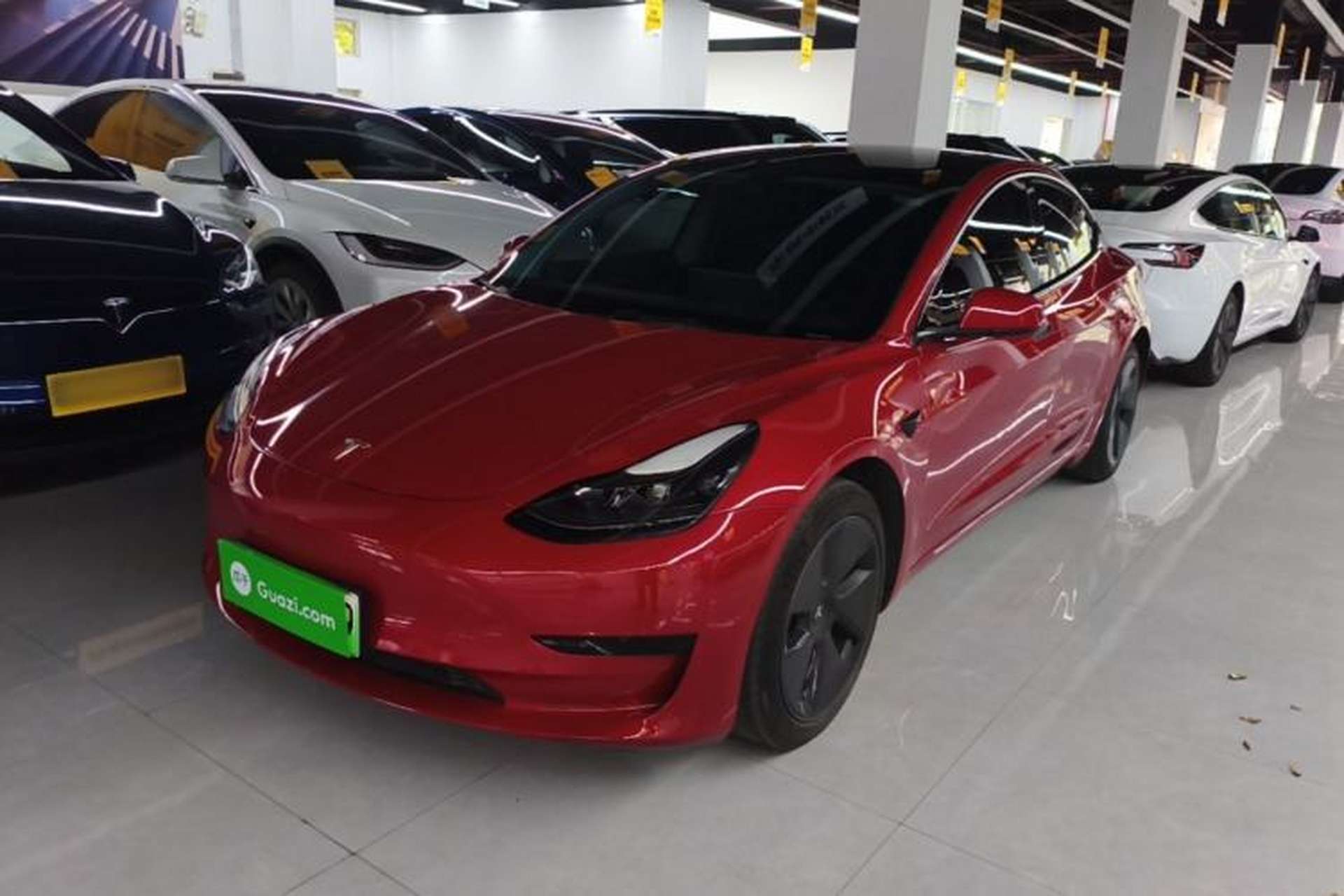 Used Tesla Model 3 2021 Standard Range Rear-Wheel Drive Upgraded Version 3D6 Front Left 45 Deg