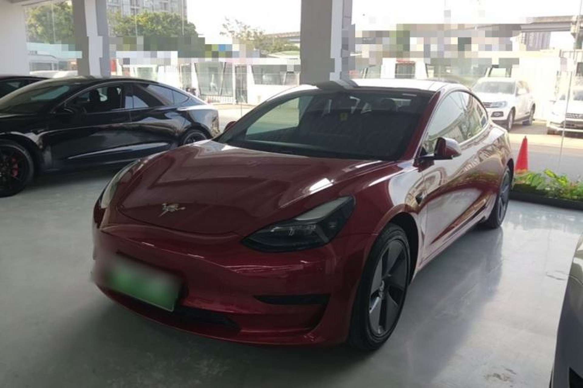 Used Tesla Model 3 2021 Standard Range Rear-Drive Upgraded Version Front Left 45 Deg