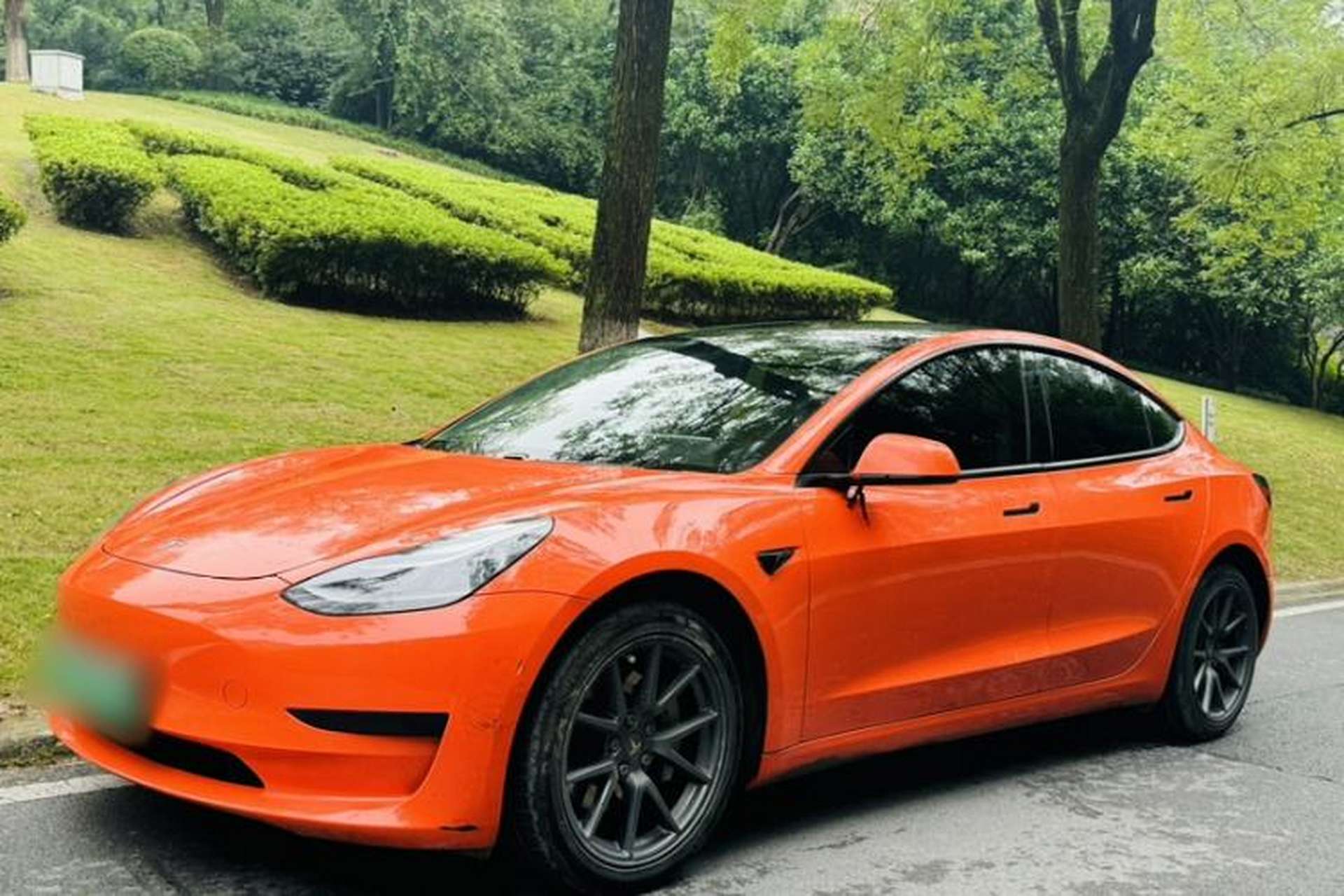 Used Tesla Model 3 2021 Standard Range Rear-Drive Upgraded Version Front Left 45 Deg
