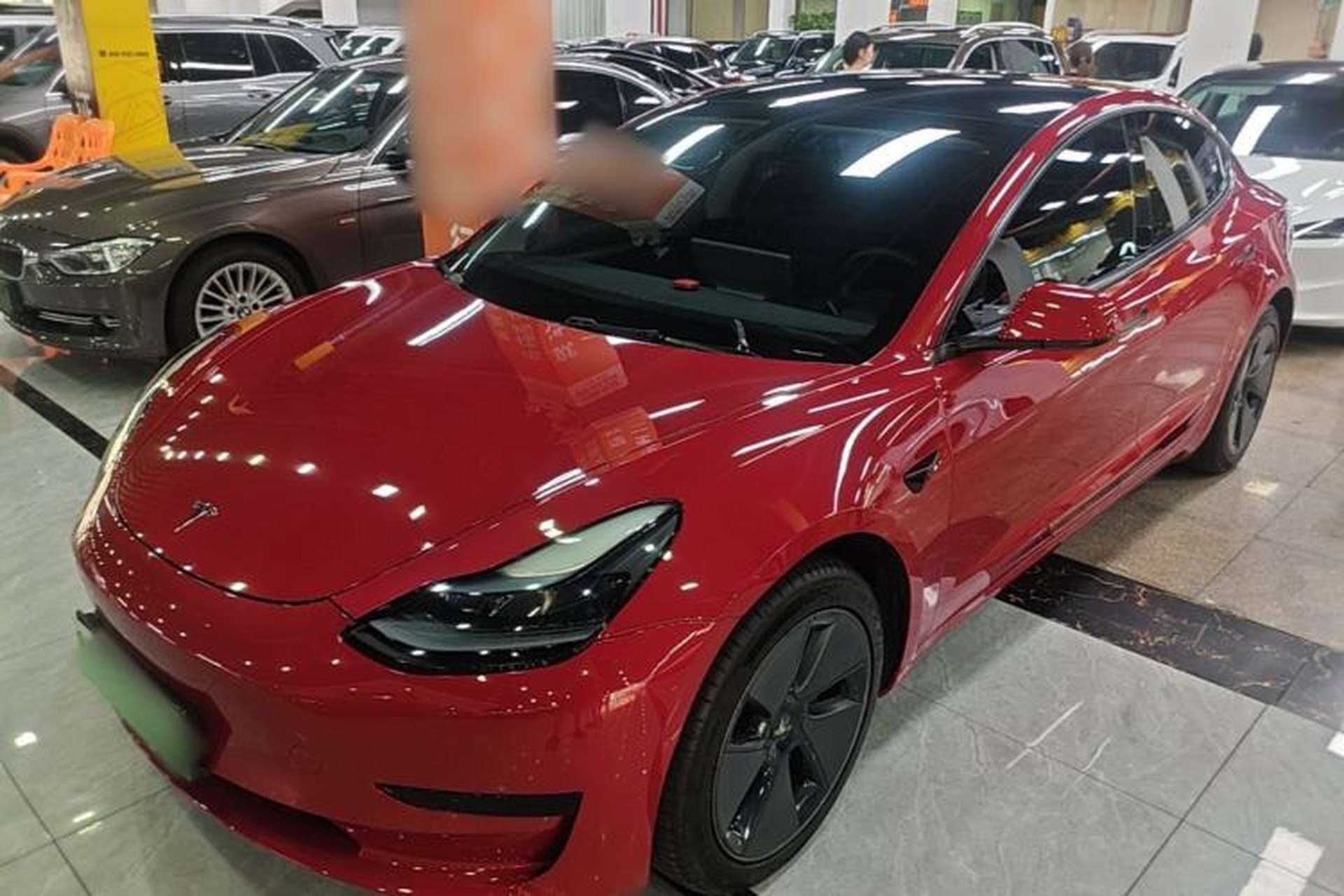 Used Tesla Model 3 2021 Revised Version Standard Range Rear-Wheel Drive Upgraded Edition 3D1 Front Left 45 Deg