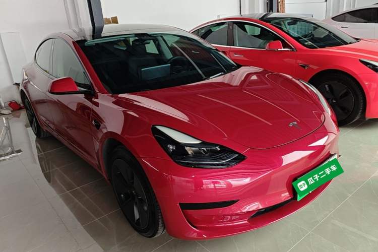 Used Tesla Model 3 2021 Standard Range Rear-Wheel Drive Upgraded Version 3D6 Front Right 45 Deg