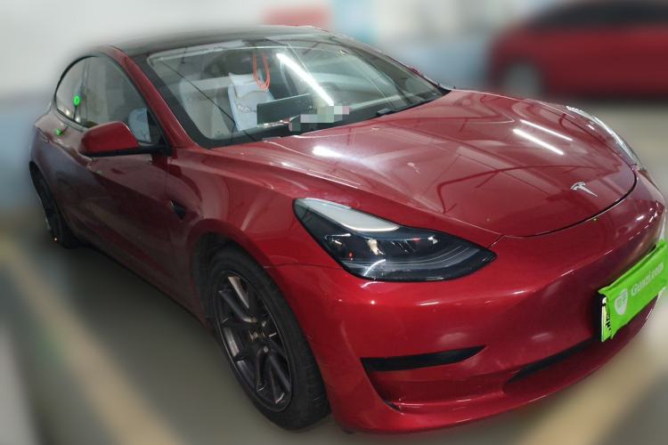 Used Tesla Model 3 2021 Standard Range Rear-Drive Upgraded Version Front Right 45 Deg