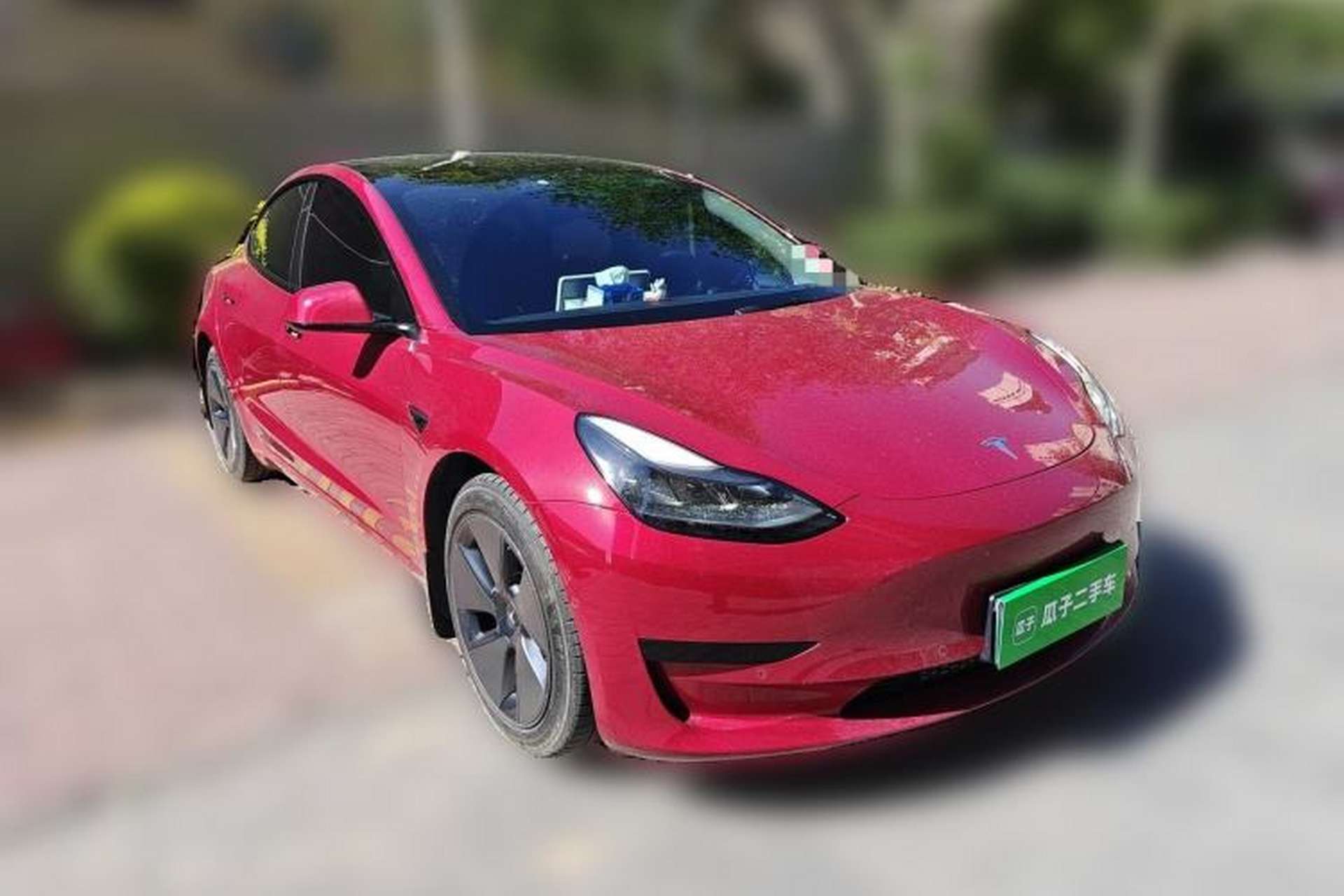 Used Tesla Model 3 2021 Standard Range Rear-Drive Upgraded Version Front Right 45 Deg