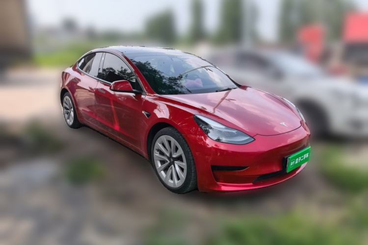 Used Tesla Model 3 2021 Revised Version Standard Range Rear-Wheel Drive Upgraded Edition 3D1 Front Right 45 Deg