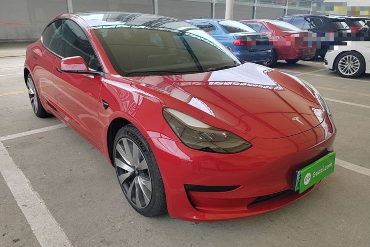 Used Tesla Model 3 2021 Standard Range Rear-Drive Upgraded Version Front Right 45 Deg