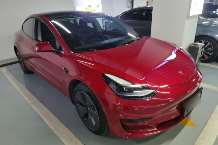 Used Tesla Model 3 2021 Standard Range Rear-Wheel Drive Upgraded Version 3D6 Front Right 45 Deg