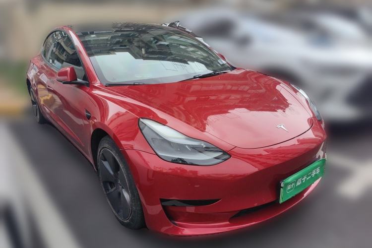 Used Tesla Model 3 2021 Standard Range Rear-Wheel Drive Upgraded Version 3D6 Front Right 45 Deg