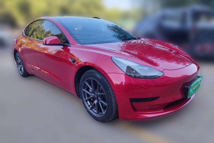 Used Tesla Model 3 2021 Standard Range Rear-Drive Upgraded Version Front Right 45 Deg