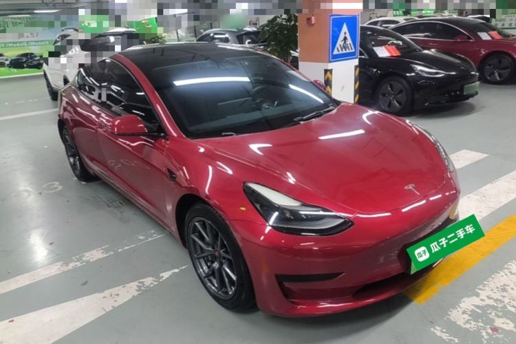 Used Tesla Model 3 2021 Standard Range Rear-Wheel Drive Upgraded Version 3D6 Front Right 45 Deg