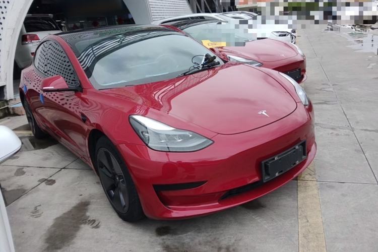 Used Tesla Model 3 2021 Revised Version Standard Range Rear-Wheel Drive Upgraded Edition 3D1 Front Right 45 Deg