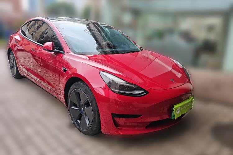 Used Tesla Model 3 2021 Revised Version Standard Range Rear-Wheel Drive Upgraded Edition 3D1 Front Right 45 Deg