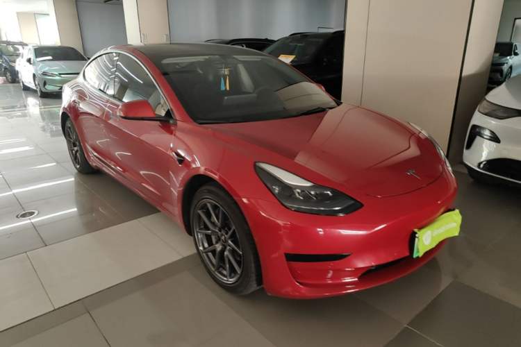 Used Tesla Model 3 2021 Standard Range Rear-Wheel Drive Upgraded Version 3D6 Front Right 45 Deg