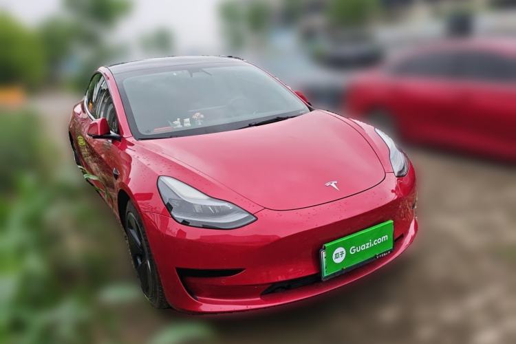 Used Tesla Model 3 2021 Revised Version Standard Range Rear-Wheel Drive Upgraded Edition 3D1 Front Right 45 Deg