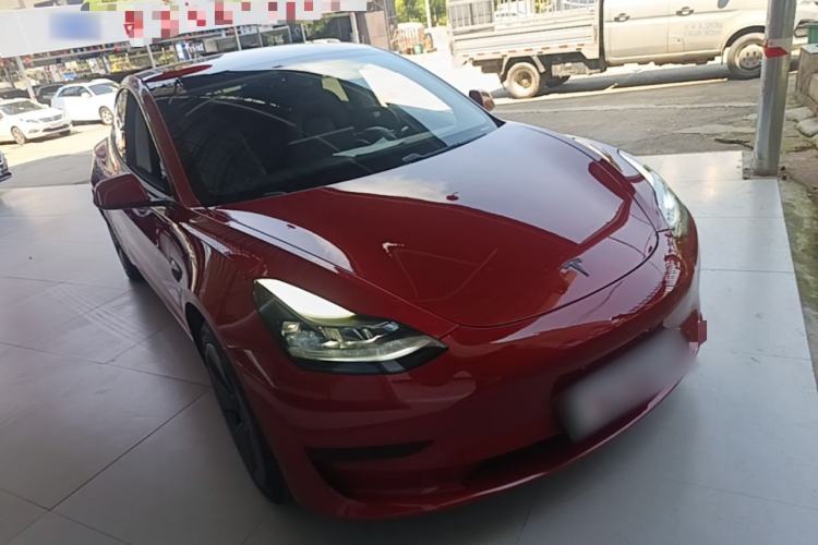 Used Tesla Model 3 2021 Standard Range Rear-Drive Upgraded Version Front Right 45 Deg