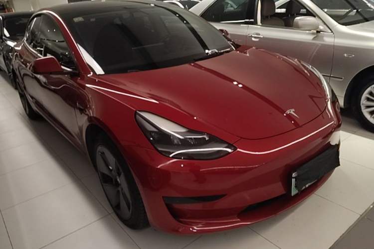 Used Tesla Model 3 2021 Standard Range Rear-Wheel Drive Upgraded Version 3D6 Front Right 45 Deg