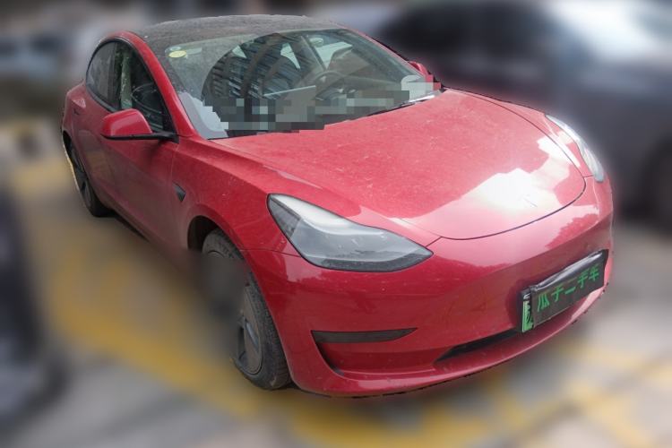 Used Tesla Model 3 2021 Standard Range Rear-Drive Upgraded Version Front Right 45 Deg