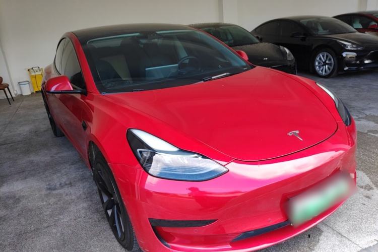 Used Tesla Model 3 2021 Revised Version Standard Range Rear-Wheel Drive Upgraded Edition 3D1 Front Right 45 Deg
