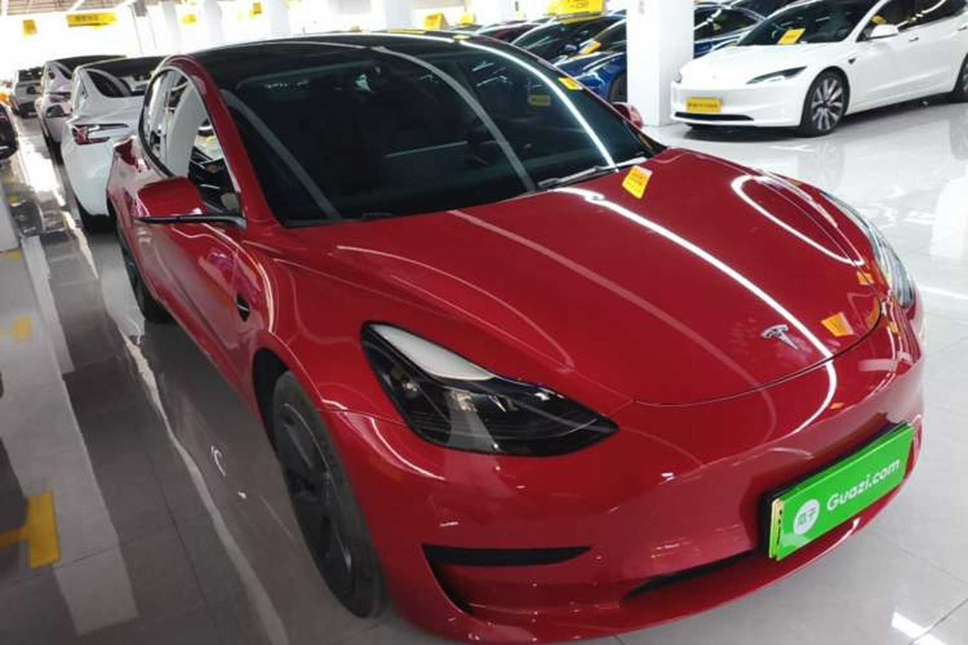 Used Tesla Model 3 2021 Standard Range Rear-Wheel Drive Upgraded Version 3D6 Front Right 45 Deg