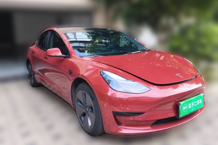 Used Tesla Model 3 2021 Standard Range Rear-Wheel Drive Upgraded Version 3D6 Front Right 45 Deg
