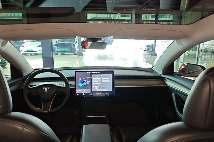 Used Tesla Model 3 2021 Standard Range Rear-Wheel Drive Upgraded Version 3D6 Headliner