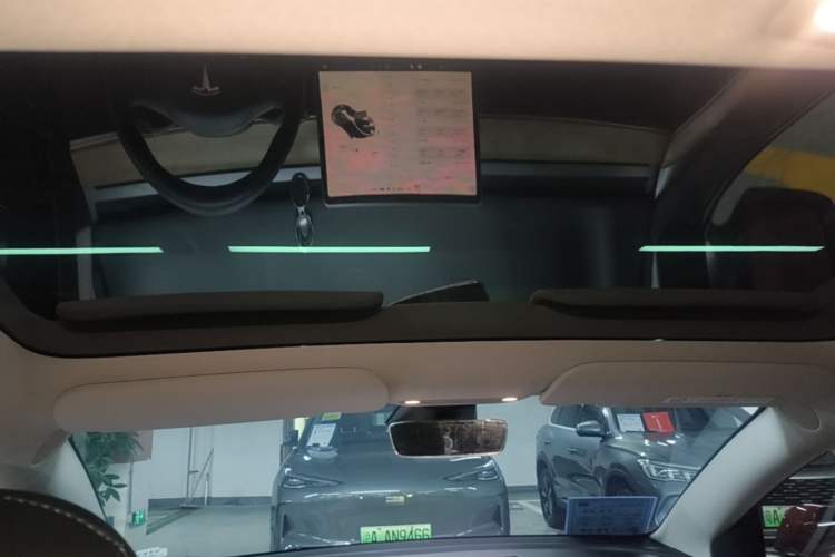 Used Tesla Model 3 2021 Standard Range Rear-Wheel Drive Upgraded Version 3D6 Headliner