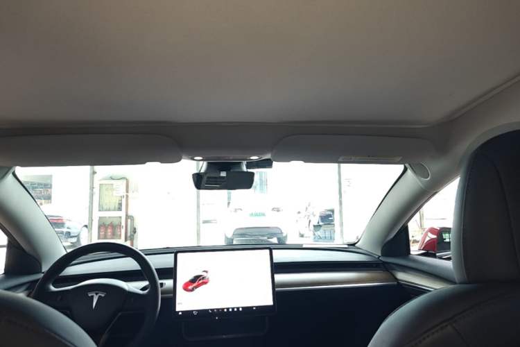 Used Tesla Model 3 2021 Standard Range Rear-Wheel Drive Upgraded Version 3D6 Headliner