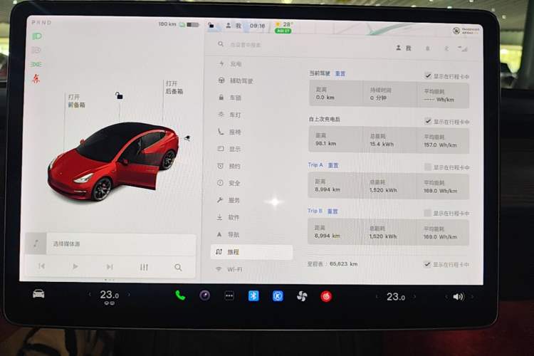 Used Tesla Model 3 2021 Performance High-Performance All-Wheel-Drive Version 3D6 Instrument Cluster