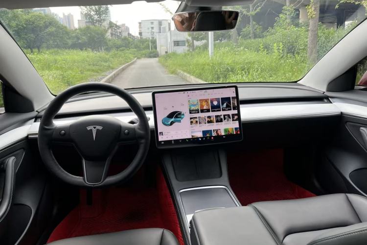 Used Tesla Model 3 2021 Standard Range Rear-Wheel Drive Upgraded Version 3D6 Interior 4