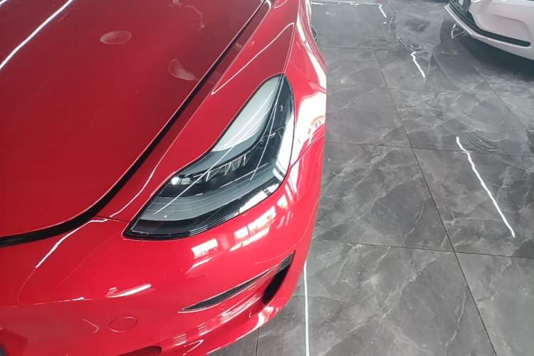 Used Tesla Model 3 2021 Revised Version II – Performance High-Performance All-Wheel-Drive Edition Left Front Headlight