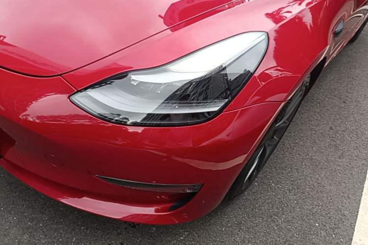 Used Tesla Model 3 2021 Revised Version II – Performance High-Performance All-Wheel-Drive Edition Left Front Headlight