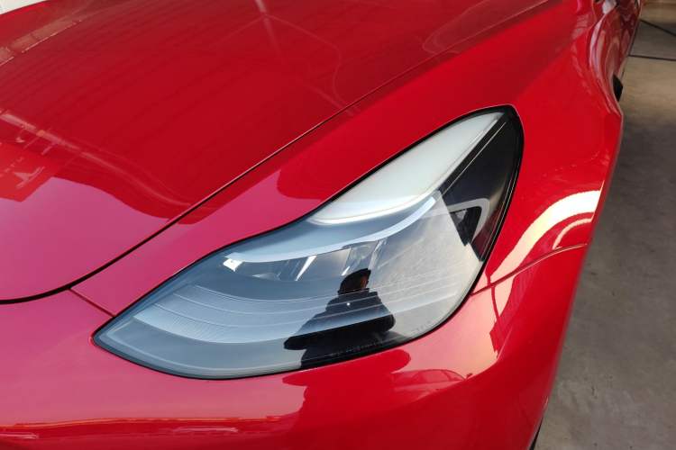 Used Tesla Model 3 2021 Performance High-Performance All-Wheel-Drive Version Left Front Headlight