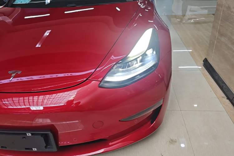 Used Tesla Model 3 2021 Performance High-Performance All-Wheel-Drive Version Left Front Headlight