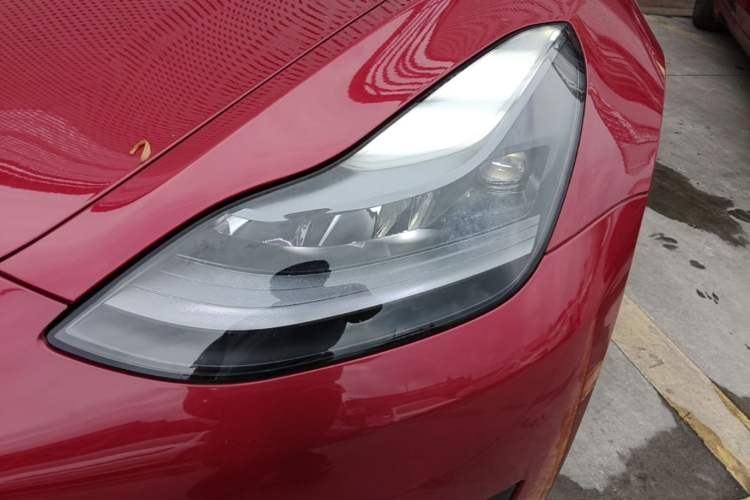 Used Tesla Model 3 2021 Revised Version Standard Range Rear-Wheel Drive Upgraded Edition 3D1 Left Front Headlight