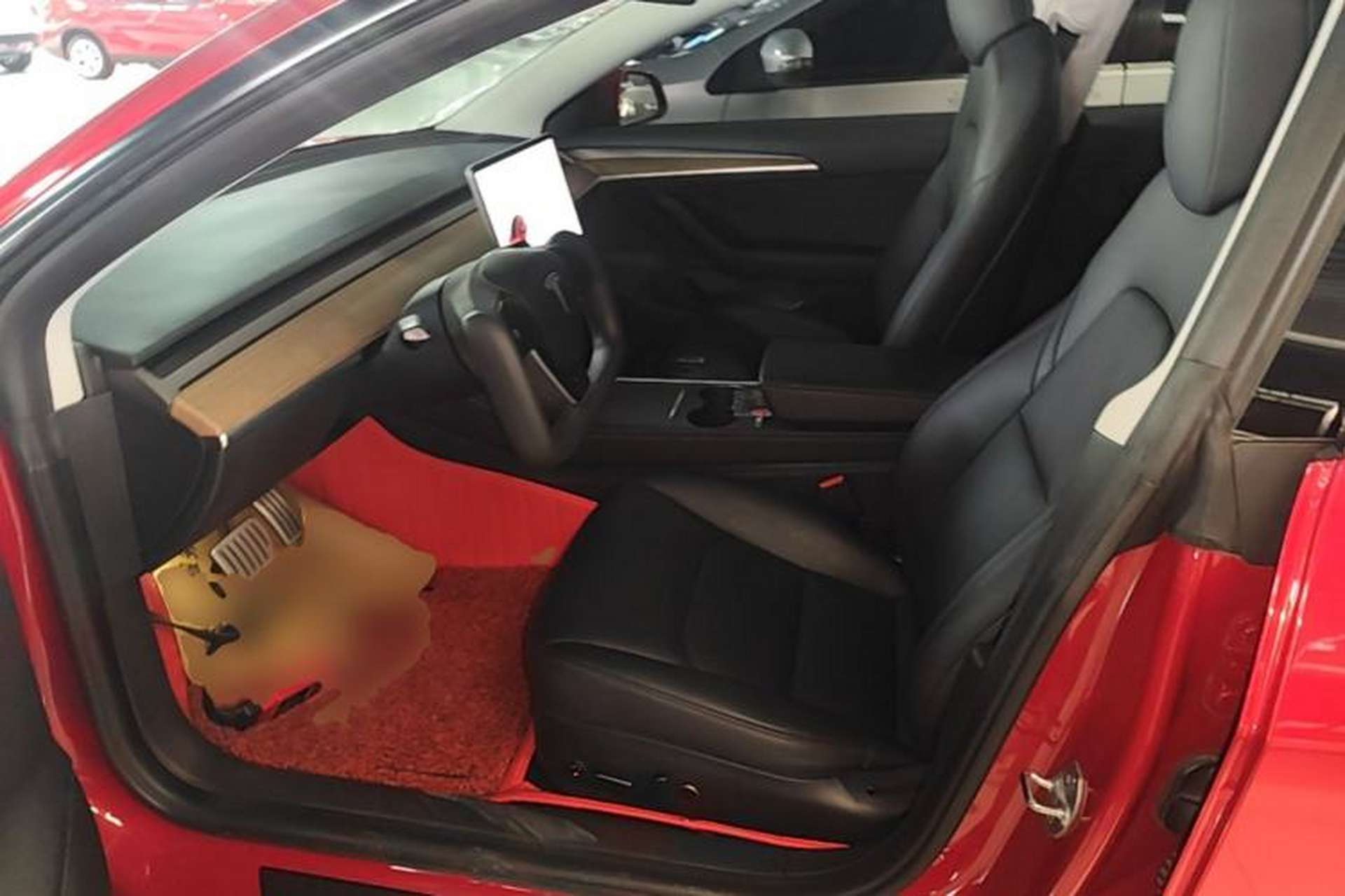 Used Tesla Model 3 2021 Performance High-Performance All-Wheel-Drive Version 3D6 Left Front Seat