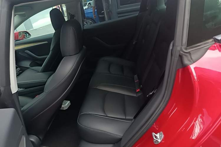 Used Tesla Model 3 2021 Revised Version II – Performance High-Performance All-Wheel-Drive Edition Left Rear Seat