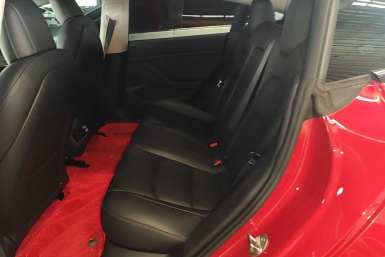 Used Tesla Model 3 2021 Performance High-Performance All-Wheel-Drive Version 3D6 Left Rear Seat