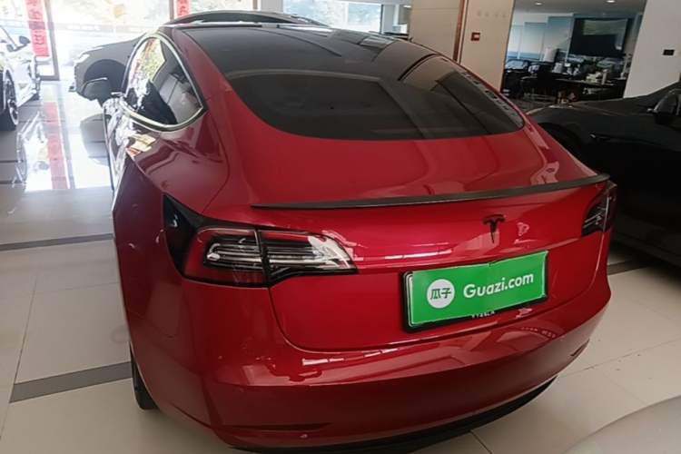 Used Tesla Model 3 2021 Performance High-Performance All-Wheel-Drive Version 3D6 Rear