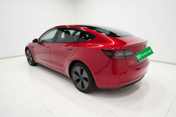 Used Tesla Model 3 2021 Standard Range Rear-Drive Upgraded Version Rear Left 45 Deg