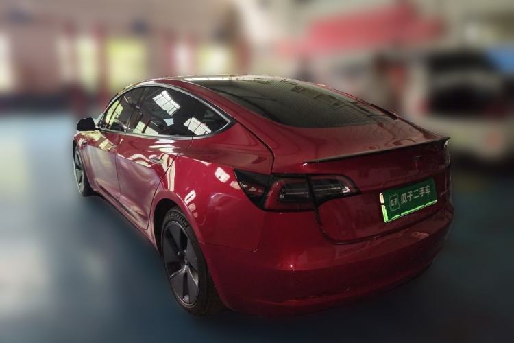 Used Tesla Model 3 2021 Standard Range Rear-Drive Upgraded Version Rear Left 45 Deg