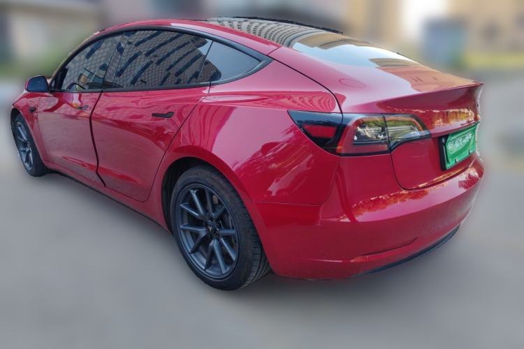 Used Tesla Model 3 2021 Standard Range Rear-Drive Upgraded Version Rear Left 45 Deg