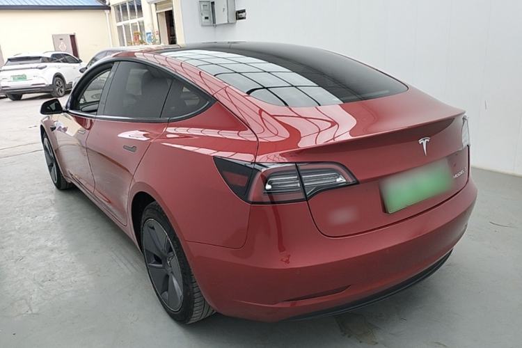 Used Tesla Model 3 2021 Standard Range Rear-Wheel Drive Upgraded Version 3D6 Rear Left 45 Deg