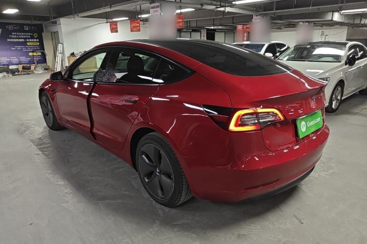 Used Tesla Model 3 2021 Standard Range Rear-Drive Upgraded Version Rear Left 45 Deg