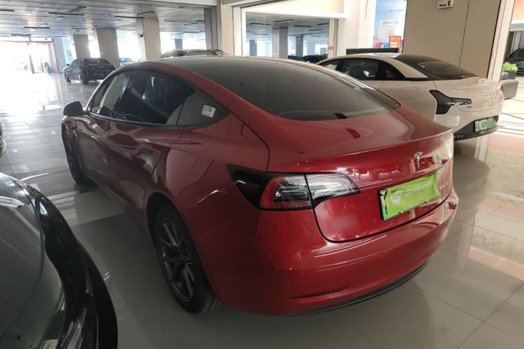 Used Tesla Model 3 2021 Standard Range Rear-Wheel Drive Upgraded Version 3D6 Rear Left 45 Deg