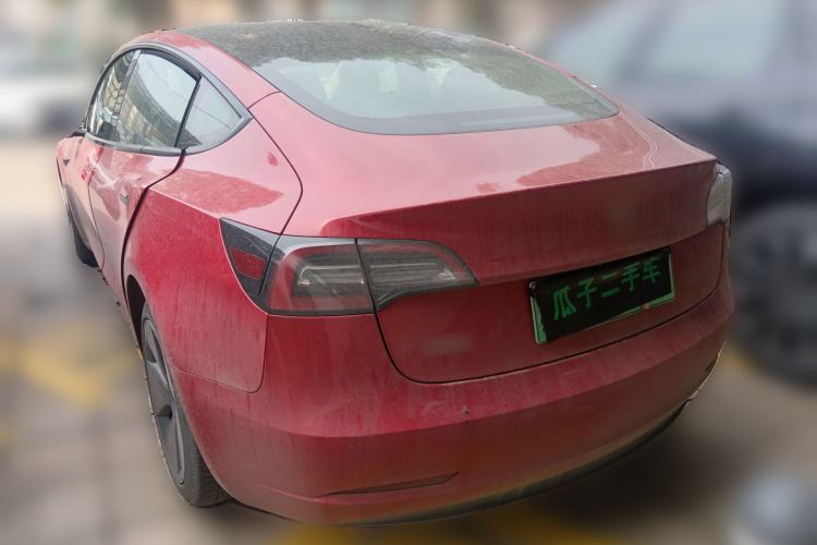 Used Tesla Model 3 2021 Standard Range Rear-Drive Upgraded Version Rear Left 45 Deg